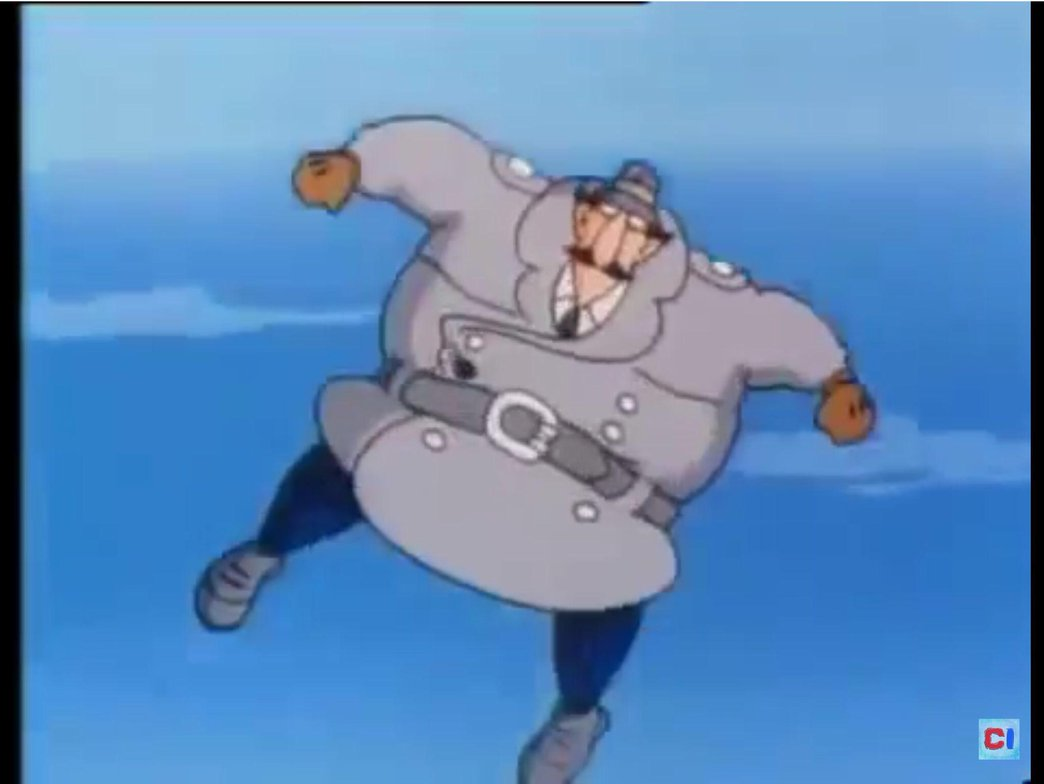 Fat inspector Gadget Blank Meme Template