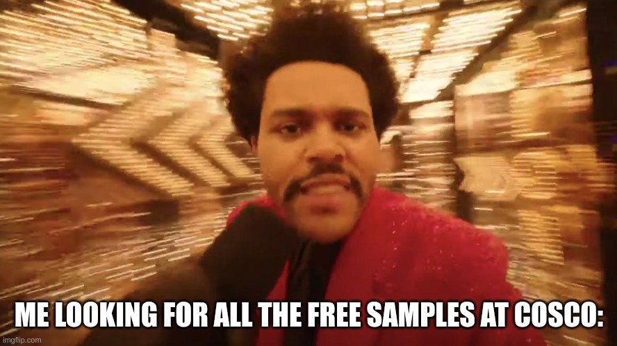 ME LOOKING FOR ALL THE FREE SAMPLES AT COSCO: | image tagged in funny,funny memes,funny meme | made w/ Imgflip meme maker