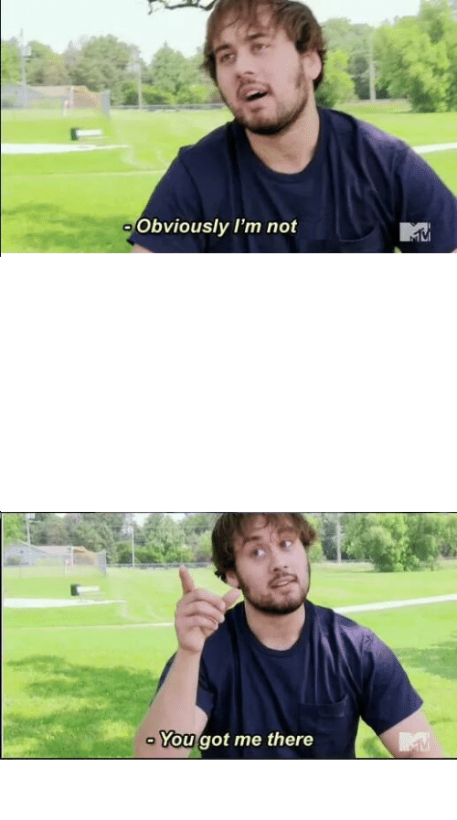 OBVIOUSLY, I'M NOT________, 3 PANEL Blank Meme Template