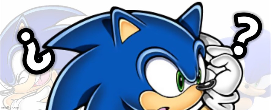Questioning sonic | image tagged in questioning sonic | made w/ Imgflip meme maker