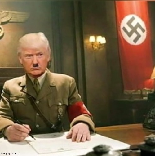 Trump nazi  | image tagged in trump nazi | made w/ Imgflip meme maker
