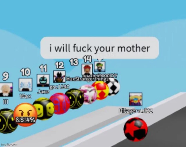 i love new roblox swearing update | made w/ Imgflip meme maker