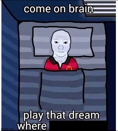 play that dream | image tagged in play that dream | made w/ Imgflip meme maker