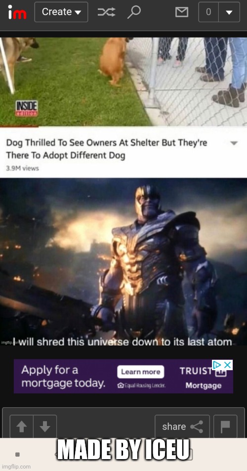 That is very sad they don't deserve to have a dog!!!!!! | MADE BY ICEU | made w/ Imgflip meme maker