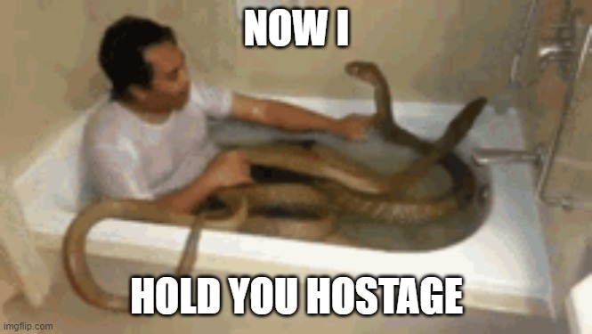 NOW I HOLD YOU HOSTAGE | made w/ Imgflip meme maker