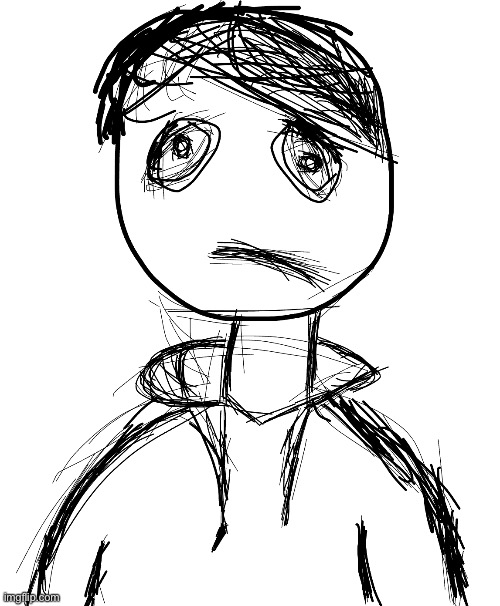 Drew this sketch art of me irl. Should I detail it? | image tagged in art | made w/ Imgflip meme maker