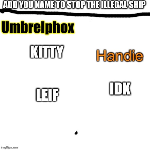 Idk | Umbrelphox | made w/ Imgflip meme maker