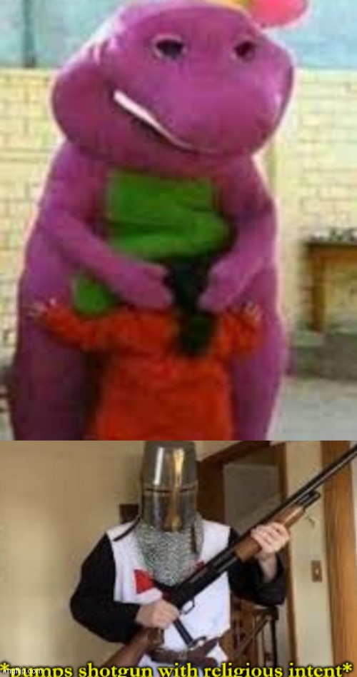 wtf happened here | image tagged in loads shotgun with religious intent | made w/ Imgflip meme maker