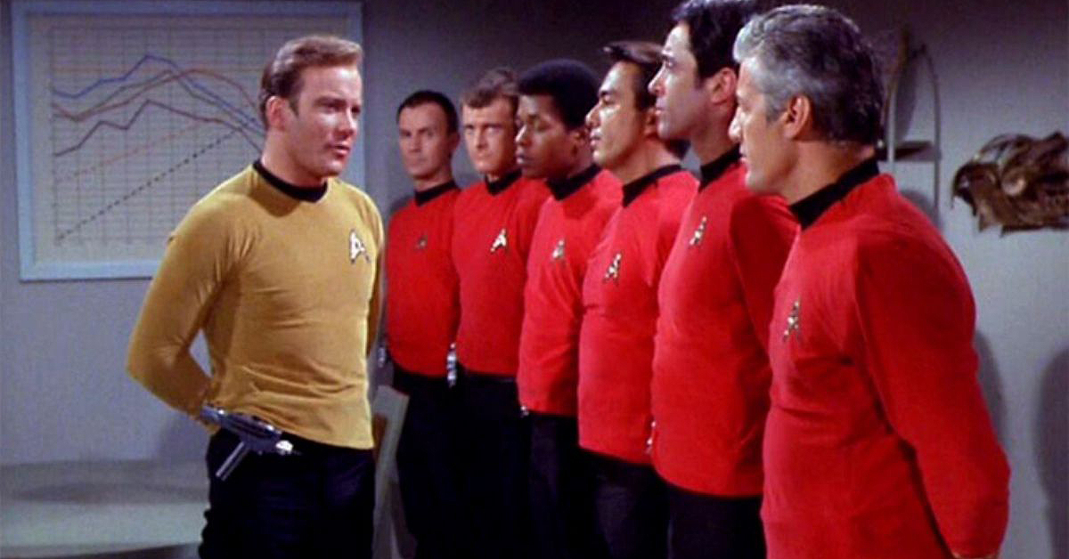 Red Shirts Blank Meme Template