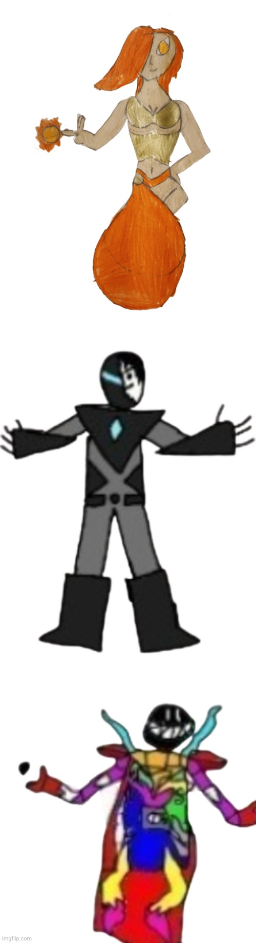 Transparents of Peyton, the Collector, and Zanthor | made w/ Imgflip meme maker