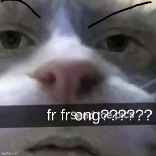 kat | fr fr ong?????? | image tagged in kat | made w/ Imgflip meme maker