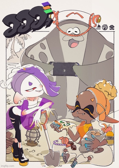 Yooooo look at this splatfest artttt | made w/ Imgflip meme maker