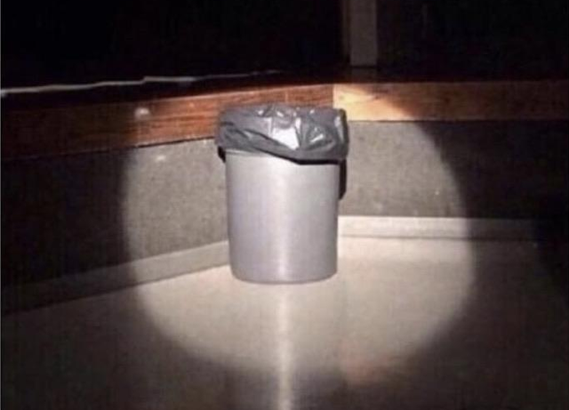 High Quality Garbage for the spotlight Blank Meme Template