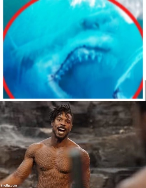 This came from a video titled "Megalodon: Real or Fake?" I think they're real. *coughcough*jaws*coughcough [Reposted] | image tagged in is this your king,image was taken down previously,preacher gave me perms to put it back up | made w/ Imgflip meme maker