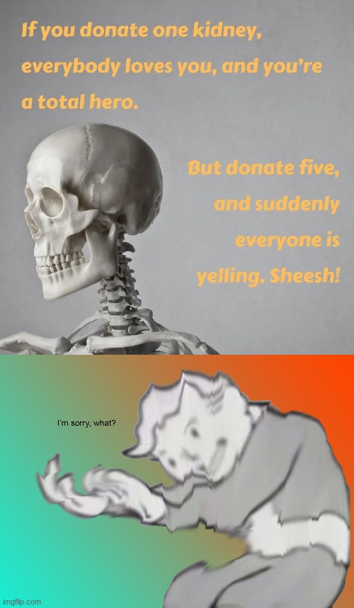 what about the 20 i donated | image tagged in i'm sorry what,xd | made w/ Imgflip meme maker
