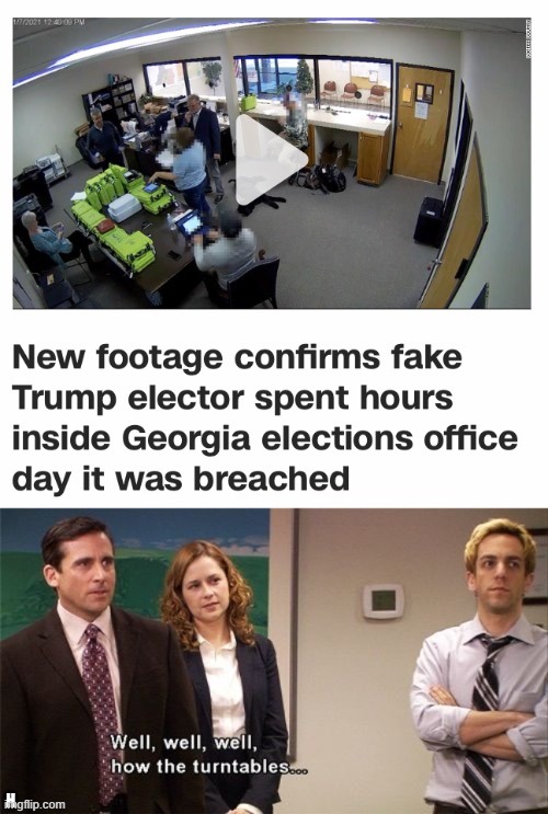 Credit goes to TheMemeDebunker. | image tagged in how the turntables,cnn,donald trump | made w/ Imgflip meme maker