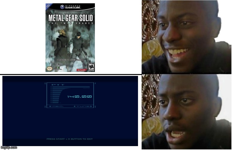 Codec Blue | image tagged in disappointed black guy,metal gear,metal gear solid | made w/ Imgflip meme maker