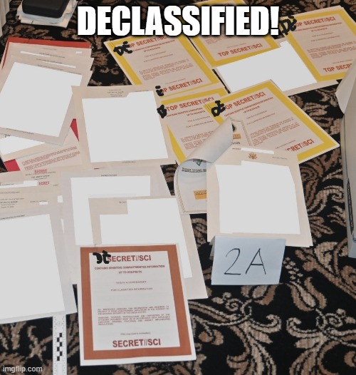 Declassified! | DECLASSIFIED! | made w/ Imgflip meme maker