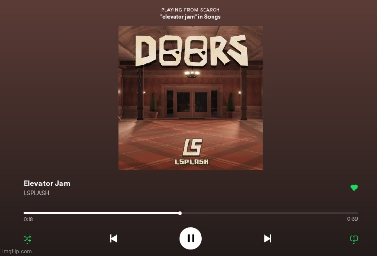 GUYS LOOK IT'S THE SONG FROM ROBLOX DOORS ELEVATOR! | made w/ Imgflip meme maker