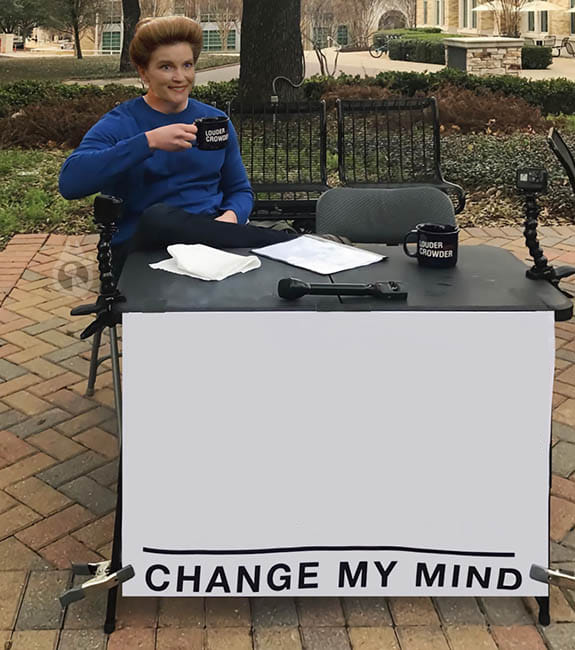 Janeway change my mind Blank Meme Template