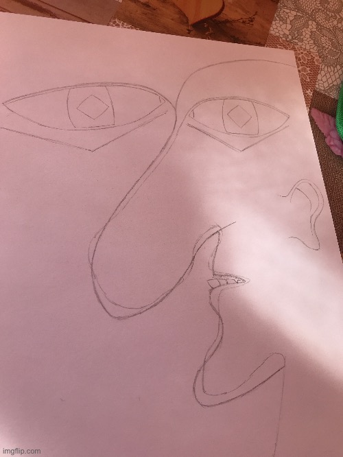 I drew tck’s face frrr??? | made w/ Imgflip meme maker