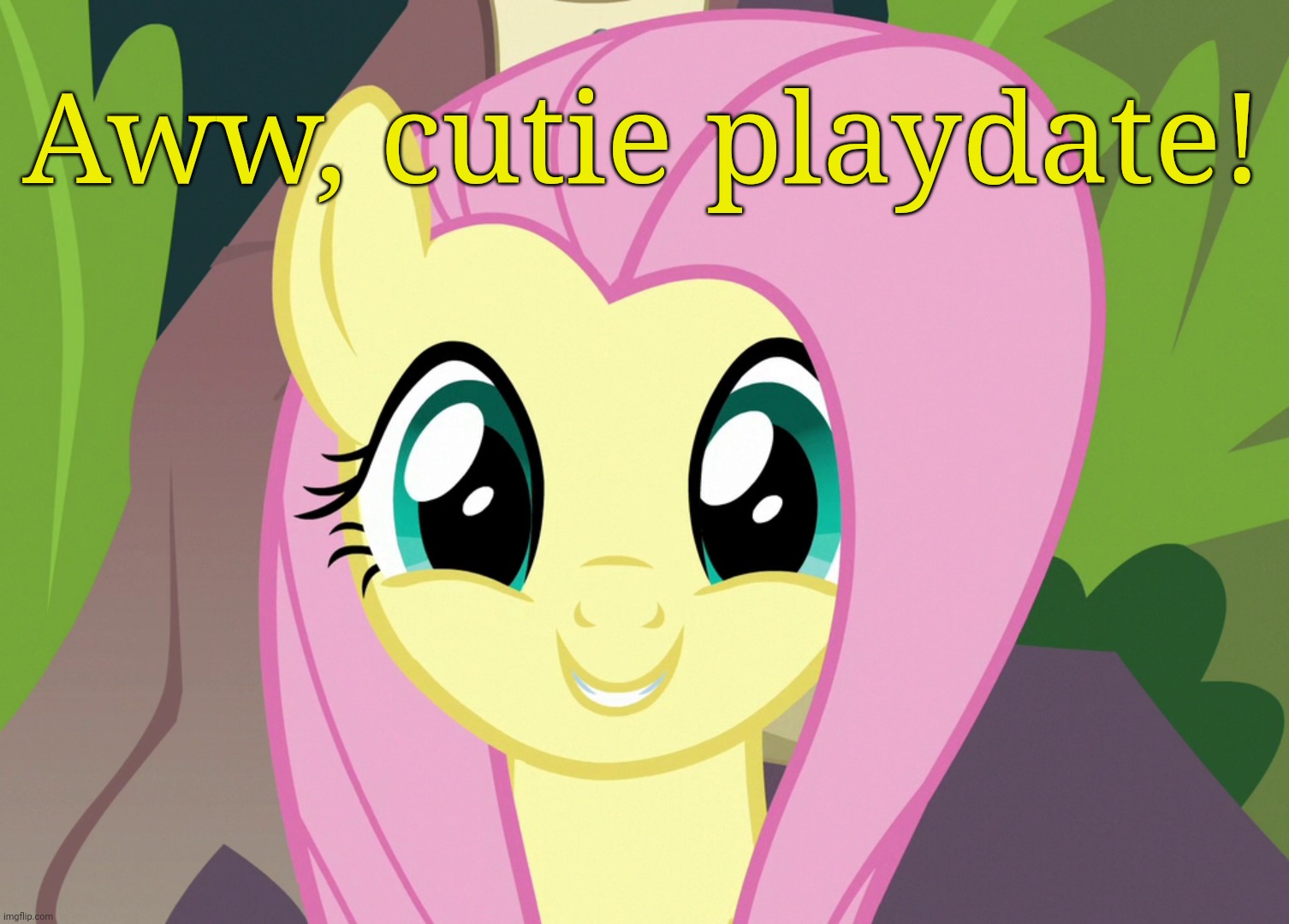 Shyabetes 2 (MLP) | Aww, cutie playdate! | image tagged in shyabetes 2 mlp | made w/ Imgflip meme maker