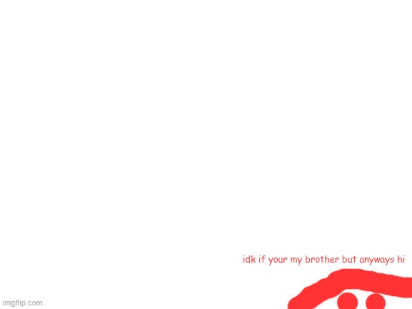 Blank White Template | idk if your my brother but anyways hi | image tagged in blank white template | made w/ Imgflip meme maker