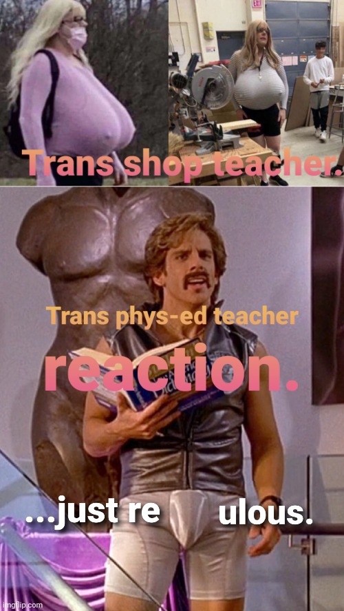 Trans teaching | image tagged in trans,transgender,teacher,groom,pervert | made w/ Imgflip meme maker