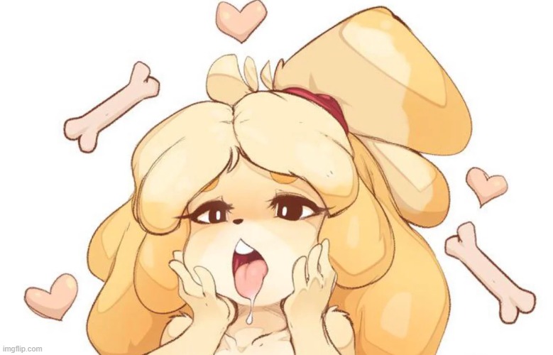 isabelle animal crossing by slugbox | made w/ Imgflip meme maker