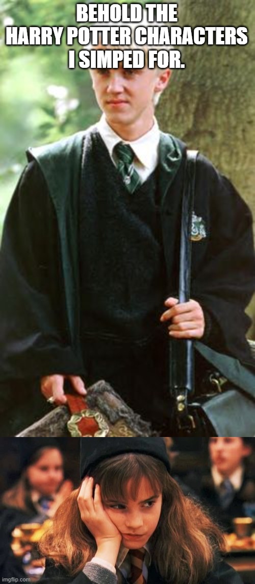 Draco Malfoy is best Harry Potter character - Imgflip