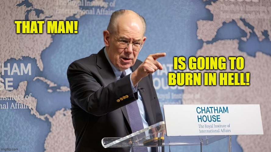 THAT MAN! IS GOING TO BURN IN HELL! | made w/ Imgflip meme maker