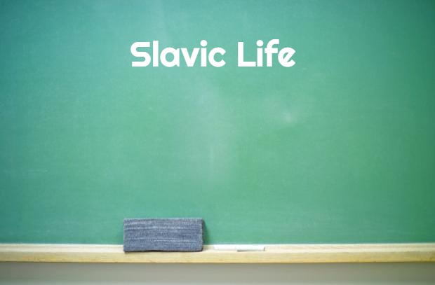 blank chalkboard | Slavic Life | image tagged in blank chalkboard,slavic life | made w/ Imgflip meme maker