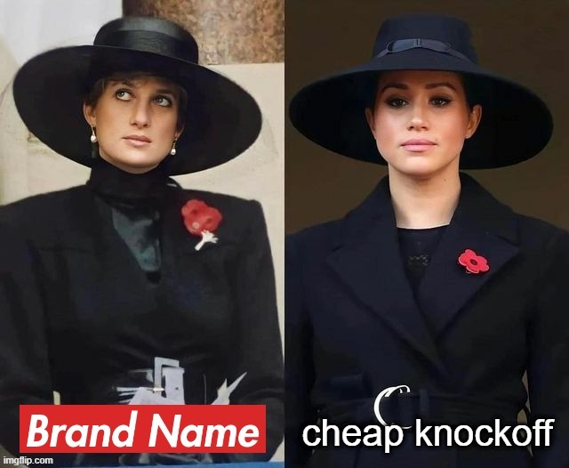 image tagged in royal family,princess di,meghan markle,queen of england,england,british royals | made w/ Imgflip meme maker