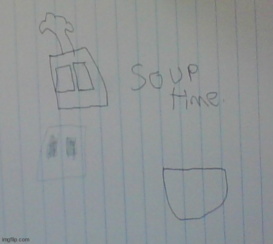 a stupid drawing on my oc Micro | made w/ Imgflip meme maker