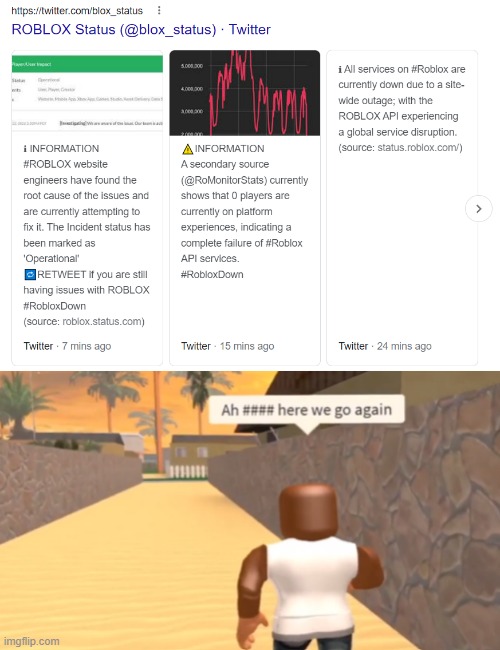 Roblox can't catch a break - Imgflip