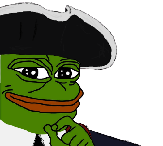 High Quality American Revolutionary Pepe Blank Meme Template