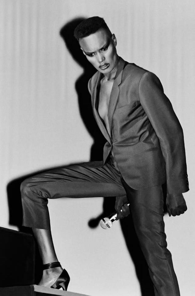 Grace Jones Blank Meme Template