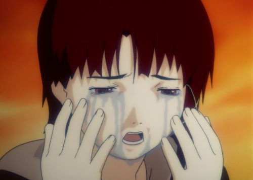 High Quality Lain crying Blank Meme Template
