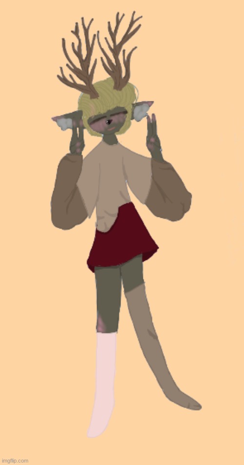 new OC benny! there is another OC to go along with him in a story | image tagged in drawing | made w/ Imgflip meme maker