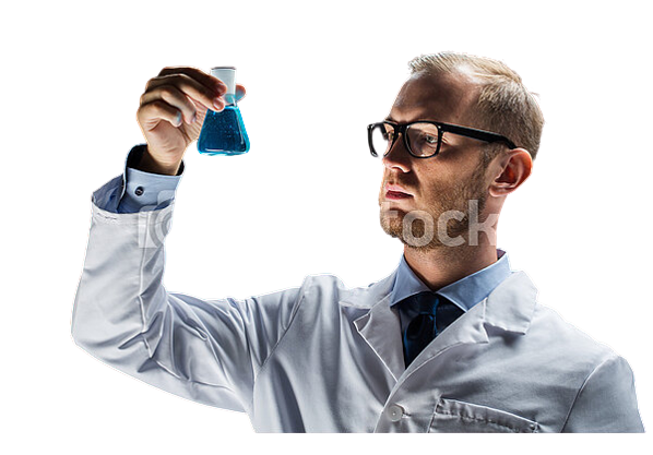 Guy Holding Flask Transparent Background Blank Meme Template