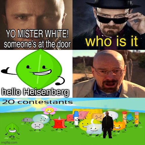 Yo Mister White, someone’s at the door! | hello Heisenberg | image tagged in yo mister white someone s at the door | made w/ Imgflip meme maker
