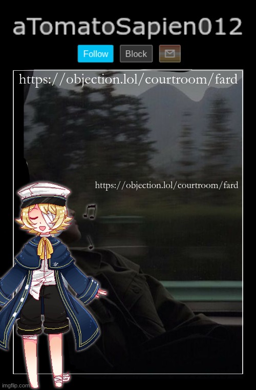 https://objection.lol/courtroom/fard | https://objection.lol/courtroom/fard; https://objection.lol/courtroom/fard | image tagged in atomatosapien012 | made w/ Imgflip meme maker