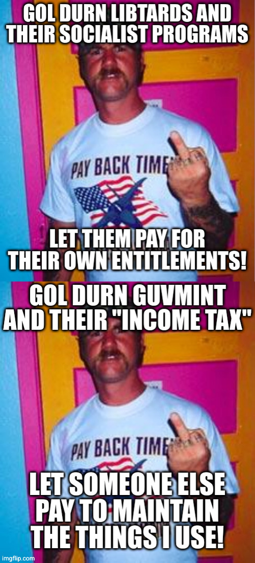 image tagged in overly-patriotic redneck | made w/ Imgflip meme maker
