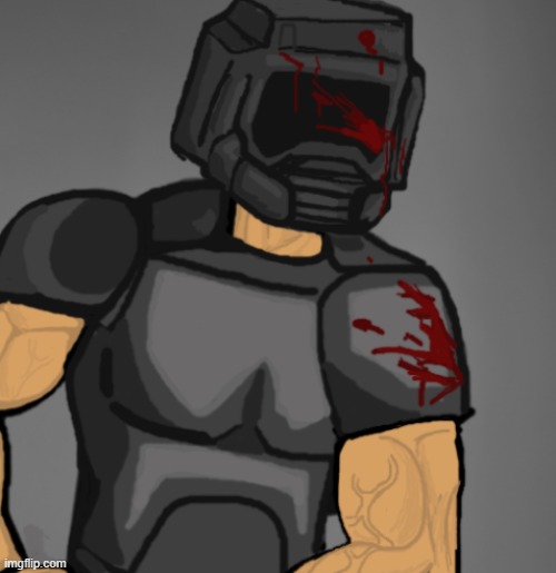 doom chad | image tagged in doom chad | made w/ Imgflip meme maker