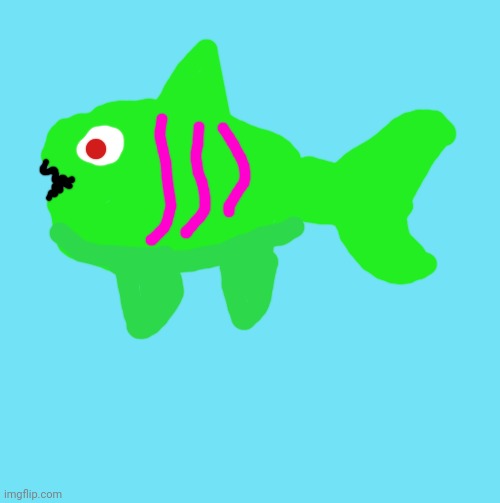 Green new shark. It has 90000 hp. It has 800 damage. It has 9 abilities | image tagged in blue template,shark | made w/ Imgflip meme maker