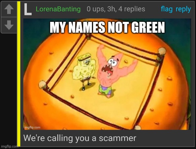 I return with this very Banting here being dumber than the dumbest Karen ever | made w/ Imgflip meme maker