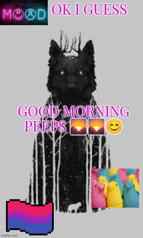 Hey y'all | OK I GUESS; GOOD MORNING PEEPS 🌄🌄😊 | made w/ Imgflip meme maker