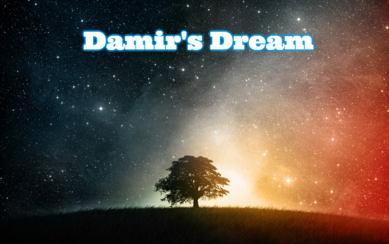 Solitary tree | Damir's Dream | image tagged in solitary tree,damir's dream | made w/ Imgflip meme maker