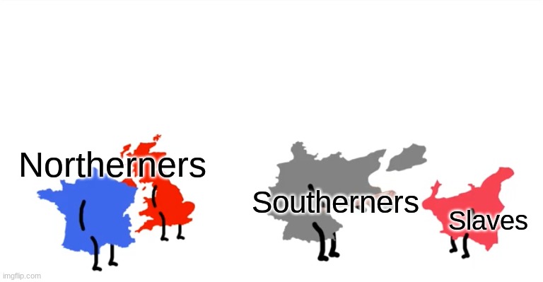 Slavery POV be like | Northerners; Southerners; Slaves | image tagged in i wanna beat you up oversimplified,funny memes | made w/ Imgflip meme maker