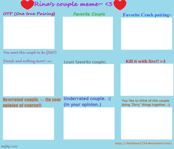 here's the blank if you want to do it | made w/ Imgflip meme maker